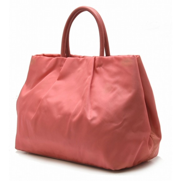 Prada Handbag Nylon Canvas Mini Pink Tote - Picture 1 of 9